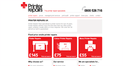 Desktop Screenshot of printerrepairs.net